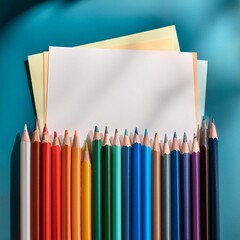 Pencils on a table