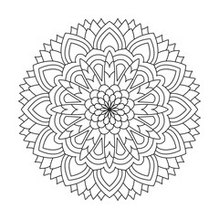 Arabic Vector traditional element ornamental mandala design background