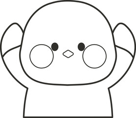 A collection of cute-faced animal friends
