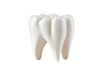 A white tooth is shown in a close up