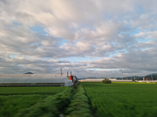 A rural landscape with Vanilla Sky
