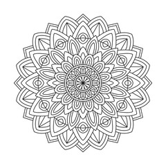 Geometric ethnic decoration mandala Fashion Mexican, Navajo Aztec, or native american ornament