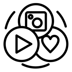 Content Blending Icon