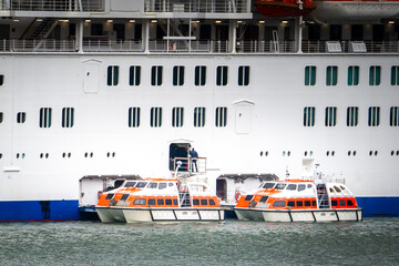 cruise ship in port