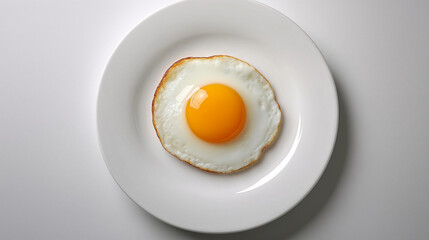 A perfectly fried egg with a smooth