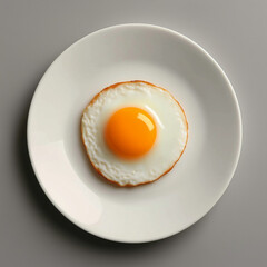 A perfectly fried egg with a smooth