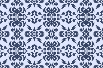 Monochrome Abstract Seamless Pattern