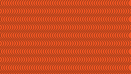 Orange wavy line pattern abstract background for backdrop or presentation