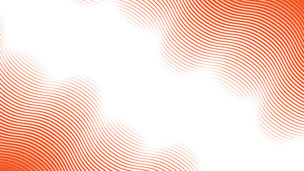 Orange wavy line pattern abstract background for backdrop or presentation