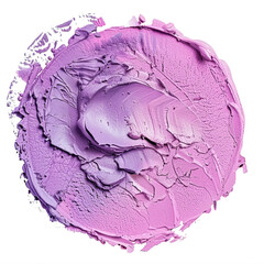 Fototapeta premium Beauty product and cosmetics texture as circle shape design, makeup blush eyeshadow powder as abstract luxury cosmetic background art