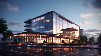 Obraz premium Office building