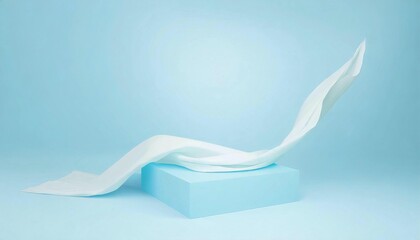 Blue 3D Background display Product