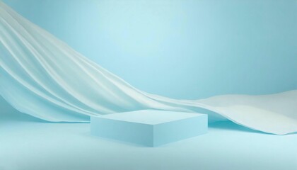 Blue 3D Background display Product