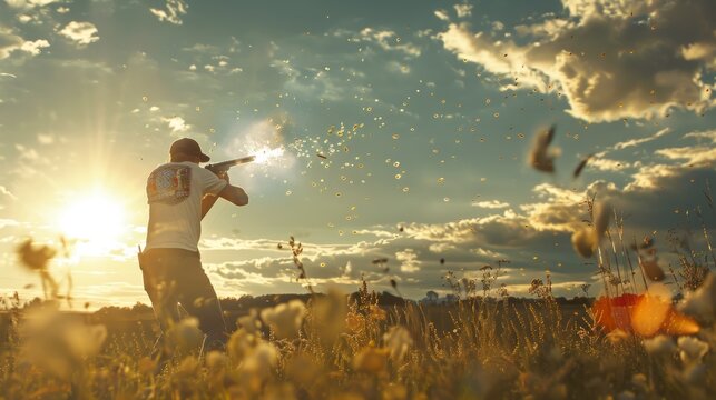 Precision in the Sky: Shotgun Skeet Shooting in America's Countryside