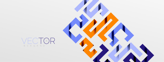 Color bend lines with shadow texture effect. Vector Illustration For Wallpaper, Banner, Background, Card, Book Illustration, landing page