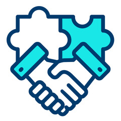 Obraz premium Bipartisanship Icon