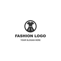 Simple fashion logo design vector on white background