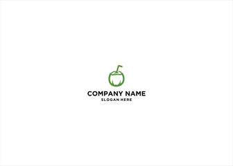 fresh coconut water drink logo