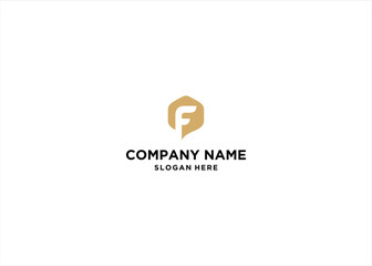 Obraz premium Logo F Abstract Stock Vector