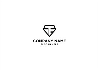 TE initial logo template vector