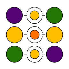 Flowchart diagram presentation template designs