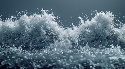 water splash isolated on white background