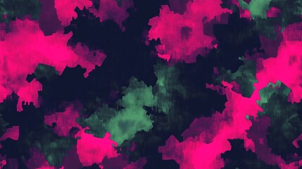 Vivid Abstract Pattern with Fluid Color Splashes