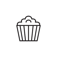 popcorn box logo icon