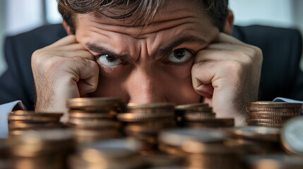 Business strategist under pressure from financial crisis