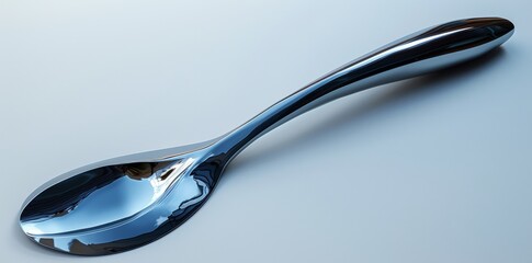 Futuristic representation of hoe blending functionality with modern design against pristine white background. Gardening tool concept