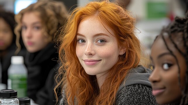 Catching Up With Friends At The Community Center