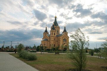 Alexander Nevsky Cathedral in Nizhny Novgorod, Russia.