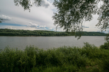 Lake among the forests, Russia.