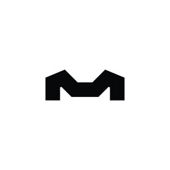 bold symbol initial letter M logo design vector ideas for real estate, home, house and hotel business with elegant, modern and minimalist