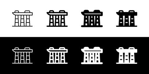 Editable skyscraper, business, vector icon. Landmark, monument, commercial, building, architecture. Part of a big icon set family. Perfect for web and app interfaces, presentations, infographics, etc