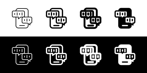 Editable voice recording, message, chat, audio vector icon. Remote work, job, profession, freelance. Part of a big icon set family. Perfect for web and app interfaces, presentations, infographics, etc