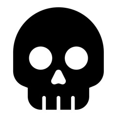 Skull icon representing human cranium.