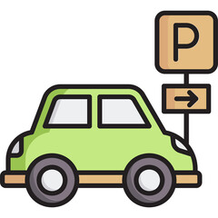 Parking Guidance Sticker