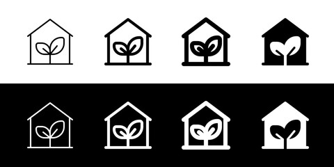 Fototapeta premium Editable glasshouse, greenhouse, plant, cultivation vector icon. Environment, ecology, eco-friendly. Part of a big icon set family. Perfect for web and app interfaces, presentations, infographics, etc