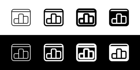 Editable dashboard chart vector icon. SEO, marketing, business. Part of a big icon set family. Perfect for web and app interfaces, presentations, infographics, etc