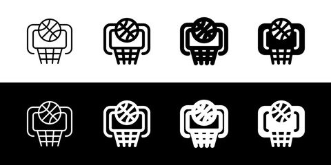 Editable basketball vector icon. Sports, match, game. Part of a big icon set family. Perfect for web and app interfaces, presentations, infographics, etc