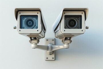 Advanced security camera system with dual motion sensors for enhanced property surveillance and protection