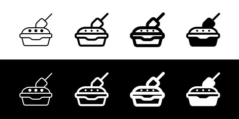 Editable litter box vector icon. Veterinary, animal, pet care, pet shop. Part of a big icon set family. Perfect for business, web and app interfaces, presentations, infographics, etc