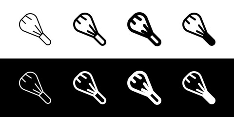 Editable blush brush vector icon. Cosmetics, makeup, skincare, beauty. Part of a big icon set family. Perfect for web and app interfaces, presentations, infographics, etc