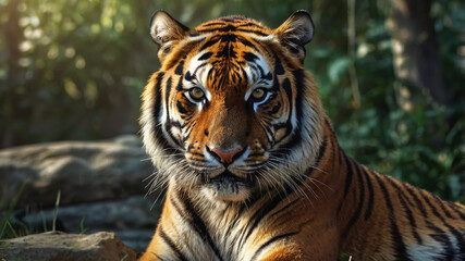 portrait of a bengal tiger