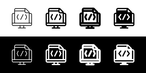 Editable html, code, programming, website vector icon. Part of a big icon set family. Perfect for web and app interfaces, presentations, infographics, etc