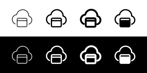 Editable cloud computing vector icon. Part of a big icon set family. Perfect for web and app interfaces, presentations, infographics, etc