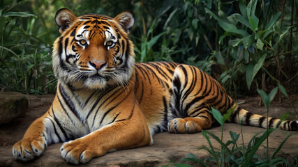 Obraz premium portrait of a bengal tiger