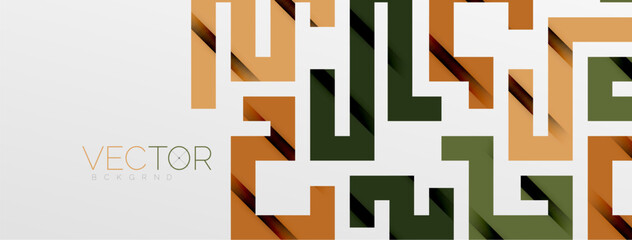 Color bend lines with shadow texture effect. Vector Illustration For Wallpaper, Banner, Background, Card, Book Illustration, landing page