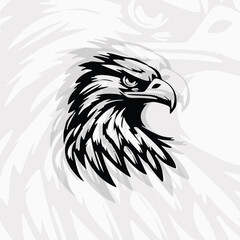 Fototapeta premium Eagle mascot vector illustration